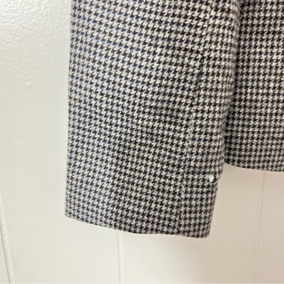 J Crew Schoolboy Blazer Wool Blend Houndstooth Women's Size 2 - Picture 2 of 10